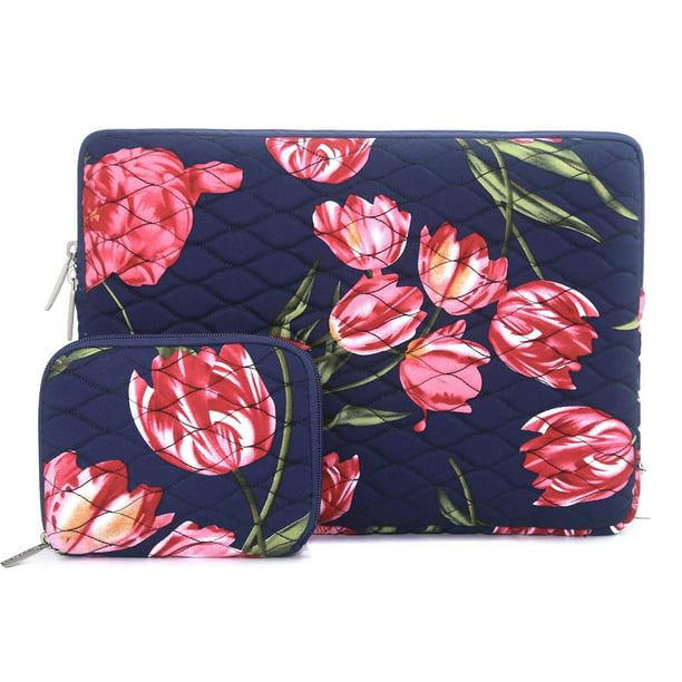 13 Inch Spring Cartoon Skunk Flowers Leaf Laptop Briefcases with Handle Lightweight Computer Laptop Case Fits MacBook Air Pro 